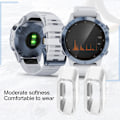 Miniatyrbilde 3 av 5: 2 stk. Klokke Remmholderringer 22mm/26mm Loop Holder for Garmin Fenix 3/5X/5X Plus/6X/6/6 Pro/3 HR db White 22 mm