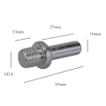 Miniatyrbillede 4 af 4: 10-delt Rundt Slibningssæt med Polstret og Boret Adapter til Blandet Grussliber 125Mm Slibeskive Db black  brown