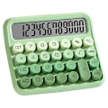Miniatyrbillede 1 af 3: Stor Lommeregner Stille 12 Cifre Store Knapper Stor LCD-Skærm Gradient Farve Mekanisk Kontaktswitch Lommeregner Regnskabsfører Kontor Skole Elev [DB] coffee