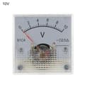 91C4 DC Voltmeter Analog Panel Spänningsmätare Mekanisk Pekartyp 3/5/10/ [db] 0-10V