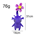 Miniatyrbild 2 av 5: 1-6 st Pikmins 4 Plyschleksaker Rock Pikmins Oatchi Dock Blue Ice Pikmine4 Röd Plyschdjur Bulborb Olimar Lila Mjukdjur Set [DB] D