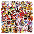Miniatyrbilde 4 av 4: 50 stk Five Nights At Freddy's Spill Graffitiklistremerker Vanntette Fnaf Dekaler for Vannflasker, Bærbar PC, Telefon, Skateboard, Bagasje [DB]