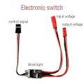 Pikkukuva 3 / 4: 4X 20A Suurvirtainen Kauko-ohjattava Elektroninen Kytkin 3-30V Ilmamallisuojaus RC Drone Vesi P [db] As shown