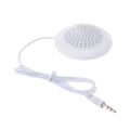 Miniatyrbilde 4 av 4: 3,5 mm Mini Størrelse Bærbar Sengsiden Pute Sidehøyttaler Musikk Putehøyttaler (Hvit) [DB] White