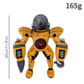 Miniatyrbild 4 av 5: 2023 Skibidi Toalettplysch, 11\" Titan Drill Man Plushie Leksak för Spelfans Present [DB] Yellow