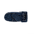 Miniatyrbillede 4 af 5: Ægte Dameskindhandsker med Omslagsmanchet {Db} Navy Blue