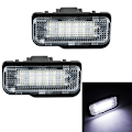 Miniatyrbilde 3 av 4: Bil LED Nummerplate Lys Nummerplate Lys For - W203 5d/w211/w219/r171 db transparent color  black