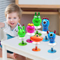 Miniatyrbild 4 av 5: 6 st Monster studsande leksaker Olika söta dockor med stora ögon Godispåsefyllare Samlarobjekt Nyhet Leksak Hoppande fjädrar Rolig Halloweenleksak Jiyuge Db 6pcs