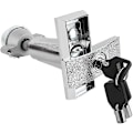 Miniatyrbilde 3 av 5: DB Automat Lås, Universell Sink Legering Sikkerhetslås med Nøkkel for Sikkerhetsskap Lås, Snacks Brus Automat Lås (Sølv) (1 stk)