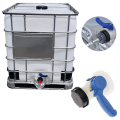 Miniatyrbillede 1 af 2: 62mm Adapter Afløbsadapter Kuffertadapter 1000l Ibc Butterfly Ventilkontakt til Ibc Vandbeholder