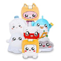Miniatyrbild 2 av 4: Lankybox Musikalisk Mjölkdocka Haj Träd Hink Ingen Musik Leksaker Glow In The Dark Ghosty Plushie Baby Boxy/foxy Robot Plushie Dolls [DB] 18cmx23cm no music