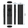 Miniatyrbilde 5 av 5: Trådløs Iptv-stemmefjernkontroll med USB-mottaker for Smart-TV, Iptv, nettverksdekoder, Mini-PC, Android TV-boks, Htplc [DB]