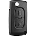 Miniatyrbillede 1 af 2: 2 Knapper Nøglehus Kompatibel CE0536 Folde Flip Nøgle til Peugeot 207 307 308 C [DB]