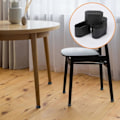 Miniatyrbillede 3 af 5: Ovale Stolben Hætter 24 stk. Anti-Slip Møbelben Beskyttere til Forebyggelse af Ridser 40mm*20mm [db]