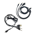 Miniatyrbillede 2 af 5: Udskiftning Rgb Usb 3.5mm Mikrofonkabel Trådløs Gaming Headset Splitter [DB] A