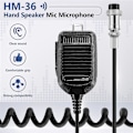 Miniatyrbilde 4 av 5: HM-36 håndholdt høyttalermikrofon for ICOM-radio IC-718 IC-78 IC-765 IC-761 IC-7200 IC-7600 db black