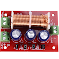Miniatyrbilde 5 av 5: 2 stk 400W Høytaler Delefilter 2-veis Lydjustering Diskant Bass Høytalere Filter Frekvensdeler f [DB] red
