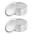 Miniatyrbild 1 av 2: 24 st Silikon Mason Jar Lock Konserveringsburk Lock Mason Jar Lock Konserveringsburk Lock Typ Lock [DB] Silver 7X7cm