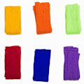 Miniatyrbilde 5 av 5: Damer Leg Warmers Enkle Farger Dans 80-tallet Fest Fancy Footless Sokk UK One Size db Dark gray