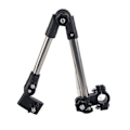 Miniatyrbillede 1 af 5: Sort justerbar paraplyholder til klapvogn, barnevogn, cykel og stol - 360∼ rotation [db]