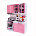 Pikkukuva 1 / 5: Musta perjantai -tarjoukset Yllätys joululahja Mini Kids Kitchen Leikkiminen Ruokailusetti Kaappi Liesi Tytöt Lelu [ege] -cdsx Db Multicolor