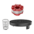 Miniatyrbilde 1 av 5: For Einhell CE-CT 36  /  30 Li E-Solo  /  Agillo 36  /  255 BL  /  Agillo 18  /  200 Gressklipper Spole [db] Multicolor Style 3