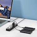 Pikkukuva 3 / 5: 7 Portin USB-keskitin Jakaja Monikeskitin USB 3.0 Sovitin USB-portit Sovitin Kytkimillä Ja Valoilla db