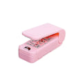 Miniatyrbilde 1 av 5: Bærbar håndholdt husholdnings elektronisk mini varmeforsegling maskin sealer verktøy [DB] Pink