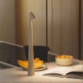 Miniatyrbild 4 av 5: Elegant Slim Conical Stem Table Lamp Portable Dimmable Led Sculpting Light Dec Dd. [DB] Coffee