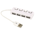 Miniatyrbillede 1 af 5: Superhurtig Usb2.0 Hub Multi Usb Splitter 4 Ports Udvidelse 12v Strømadapter {Db} White