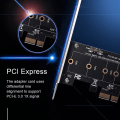 Miniatyrbild 2 av 5: Kort Pcie till M2 Adapter Pci 3.0 X1 till Nvme Ssd M2 Pcie Raiser Adapter Stöd 2230 2242 2260 2280