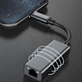 Miniatyrbilde 2 av 5: USB Ethernet-adapter USB C til 10/100 Ethernet LAN Nettverksadapter [Db] Silver