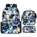 Astro Bot Skoletaske Robot til Studerende Pen Taske Skuldertaske [DB] Style 10