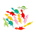 Pikkukuva 2 / 5: Dinosauruskumiset lentävät lelut Katapulttilelut Hauska kuminen napsauttava lelu Venyvä peli Dinosauruskoulun aktiviteetteihin Fidgets [db] Multicolor Free Size