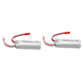 Miniatyrbillede 4 af 5: 2 stk. RC Flyvemaskine Lithium Batteri 7.4v 600mah RC Flyvemaskine Udskiftningsbatterier til Wltoys Xk A280 RC Flyvemaskine [DB]