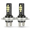 Miniatyrbilde 1 av 5: 2 stk. Nytt H7 LED Pære Kit Fjern- og Nærlys W 60000lm 6000k [DB]