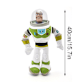 Miniatyrbilde 2 av 4: 40cm Toy Story, Sheriff Woody, Buzz Lightyear plysjleke, stort hodetrekk, Buzz [DB] Jessie