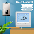 Miniatyrbild 2 av 5: Hushålls termostat Smart med bakgrundsbelyst LCD stor skärm vägg rum värme temperaturregulator Hushållsprodukter [DB] White