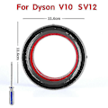 Pikkukuva 1 / 5: Db Dyson V12 Sv20 V10 V11 Sv14 V15 -pölynimurin pölysäiliön yläsuodattimen tiivisterengas, vaihtosuodatin, pölysäiliön puhdistusvaraosa V10 SV12