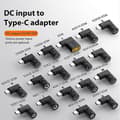 Miniatyrbild 2 av 4: 4.5x0.6mm 65W DC-ingång till USB-C / Type-C PD Strömadapter [DB]