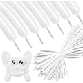 Miniatyrbilde 1 av 5: 260q Lange Ballonger 100 Pakning Hvite Modellering Lange Magiske Ballonger Fortykning Latex Vridning Diy Dyreballong For Bursdag Bryllup Jul F db