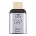 Pikkukuva 2 / 5: 4k 60hz Usb 3.1 Type C Naaras Hdmi Uros Adapteri Muunnin Macbook Chromebook Pixel-yyc [db]