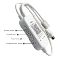 Miniatyrbillede 5 af 5: DC5-24V Bluetooth LED-controller + 40-tasters fjernbetjening APP-styring og musiksynkronisering RGB IR RF til 5050 3528 RGB LED-lys [DB] White