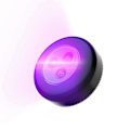 Miniatyrbillede 1 af 3: Bærbar Ultraviolet Lampe Håndholdt UV-lys Til Hjem Rejse Kontor Dagligdags Ting - Sort [DB]