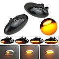 Miniatyrbilde 1 av 5: 2 stk LED dynamisk blinklys sidemarkerlys til Peugeot 307 206 407 107 607 1007 Partner Expert sekventielt blinklys  DB