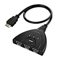 Miniatyrbilde 2 av 4: Ny 3 Port HDMI Splitter 1080P/4K HD TV Adapter Kabel 3 INN 1 Ut NY [db] A