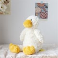 Miniatyrbilde 2 av 5: Søte andeplysjdyr, myke hvite andeplysjputer Kawaii klemmende Squishy andeplysjleker Gaver til barn Jul Valentinsdag DB