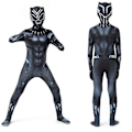 Pikkukuva 3 / 5: Musta Pantteri Lasten Asu Supersankari Asu Cosplay Bodysuit Lapsille Aikuisille db Gray 130cm