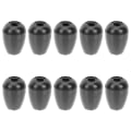 Miniatyrbilde 2 av 2: 10 par universal stetoskop ørepropper utskiftbare silikon ørepropper {DB Black 1.4X0.9CM