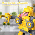 Miniatyrbild 3 av 5: DIY 5-i-1 Kombinationsbyggfordon, Leksaker för 5-åringar, Utbildande Transformerbar Robot Jul- och Födelsedagspresenter för Barn db 5 in 1 Transformers Toys